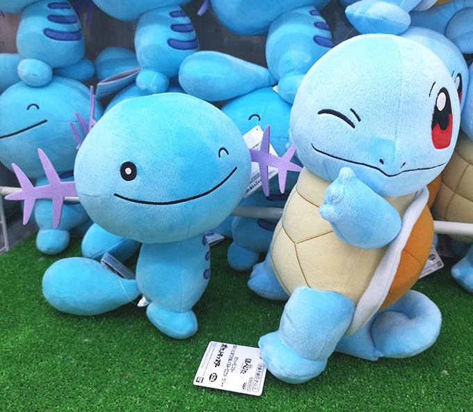 「ポケットモンスター もふぐっと ほぺぴたぬいぐるみ～ゼニガメ・ウパー～」入荷しました