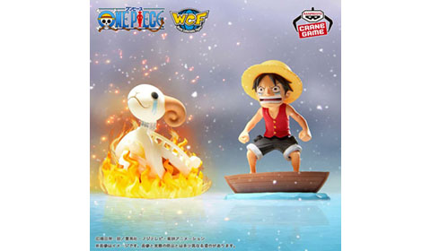 ［ワンピース ワールドコレクタブルフィギュア　ログストーリーズ　ｰモンキー・D・ルフィ＆ゴーイング・メリー号ｰ］入荷しました