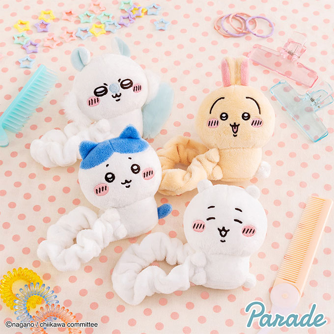 「ちいかわ ぬいぐるみシュシュ」入荷しました
