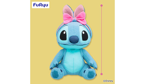 ［ディズニー　スティッチ うさ耳むすび V-BIG ぬいぐるみ］入荷しました