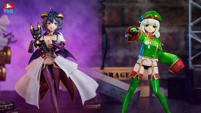 ［魔法少女にあこがれて　Vivitフィギュア　マジアベーゼ　Ver.1.5］［魔法少女にあこがれて　Vivitフィギュア　レオパルト］の画像