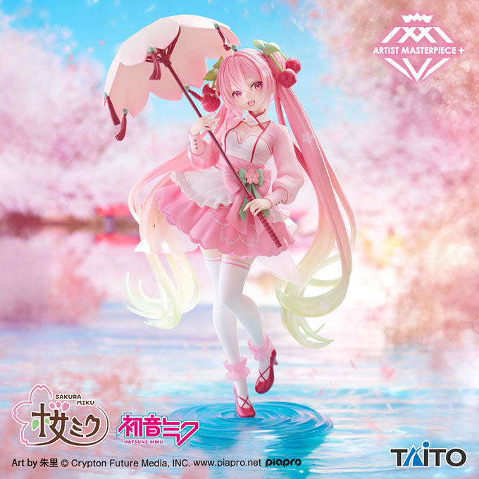 桜ミク AMP+ フィギュア~桜ドレスver.~