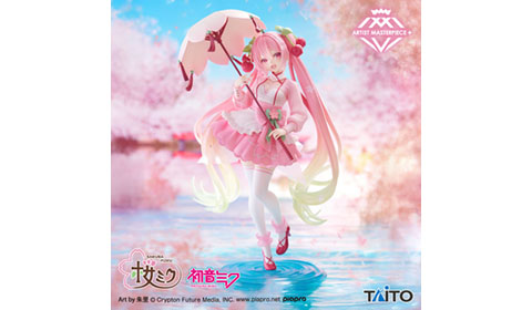 桜ミク AMP＋ フィギュア～桜ドレスver.～